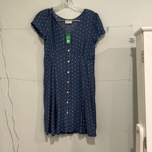 Girls 14-16 brand new with tag blue and white dress.